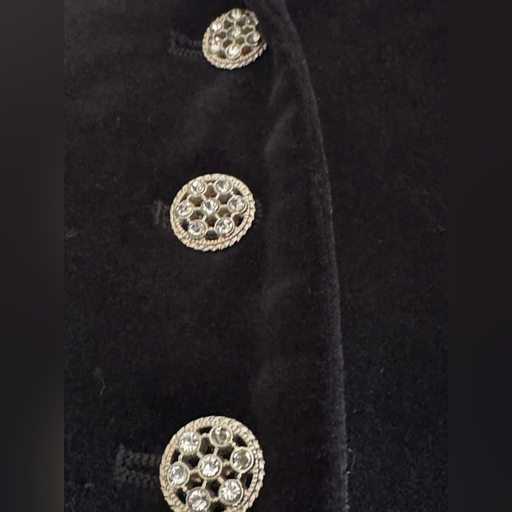 🛍️SALE🛍️ George Women's Black Velvet Suit Jacket | Blazer - Picture 6 of 9